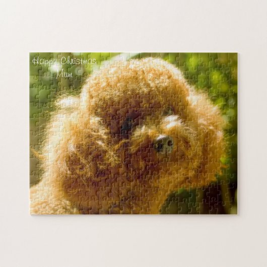 Prettig kerstfeest mama. legpuzzel (Horizontaal)