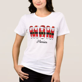 prettig kerstfeest mama Persoonlijke naam Tri-Blend Shirt