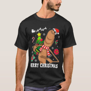 Prettig kerstfeest Marcus De Worm Grappig Ontspoor T-shirt