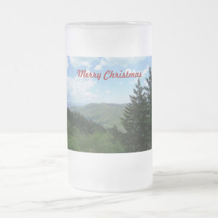 Prettig kerstfeest matglas bierpul