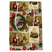 Prettig kerstfeest medium cadeauzakje (Voorkant)