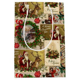 Prettig kerstfeest medium cadeauzakje