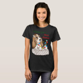 Prettig kerstfeest meisjes t-shirt (Voorkant volledig)