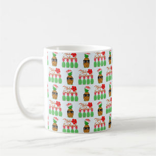 Prettig Kerstfeest Mele Kalikimaka Hawaiaanse Anan Koffiemok