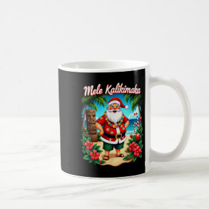 Prettig kerstfeest Mele Kalikimaka Trocal Hawaiaan Koffiemok
