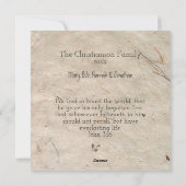 Prettig kerstfeest met Bijbelvers Feestdagenkaart (Achterkant)