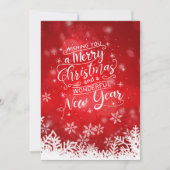 Prettig kerstfeest met Bijbelvers Feestdagenkaart (Voorkant)