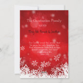 Prettig kerstfeest met Bijbelvers Feestdagenkaart (Achterkant)