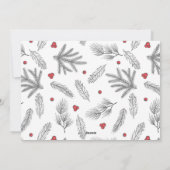 Prettig kerstfeest met de kerstman feestdagenkaart (Achterkant)