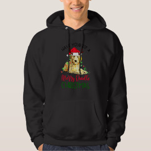 Prettig Kerstfeest met een Doodle Goldendoodl Hoodie