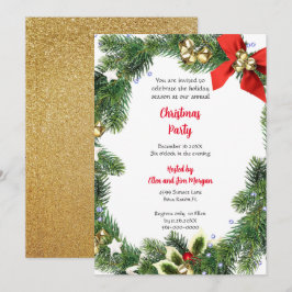 Prettig kerstfeest met Kerstgroen  Kaart