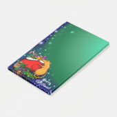 Prettig kerstfeest met Rat Prince Post-it® Notes (Schuin)