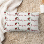 ***PRETTIG KERSTFEEST MET RODE ACHTERKANT* KERSTFE KUSSEN (Deken)