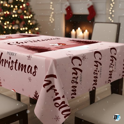 Prettig Kerstfeest Met Sinterklaas Luxe Tafelkleed