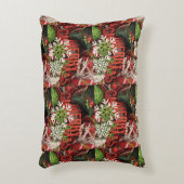 ***PRETTIG KERSTFEEST*** MET ZILVEREN ACHTERKANT ACCENT KUSSEN (Voorkant(Verticaal))