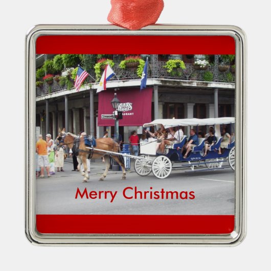 Prettig kerstfeest metalen ornament (Voorkant)