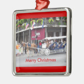 Prettig kerstfeest metalen ornament (Links)