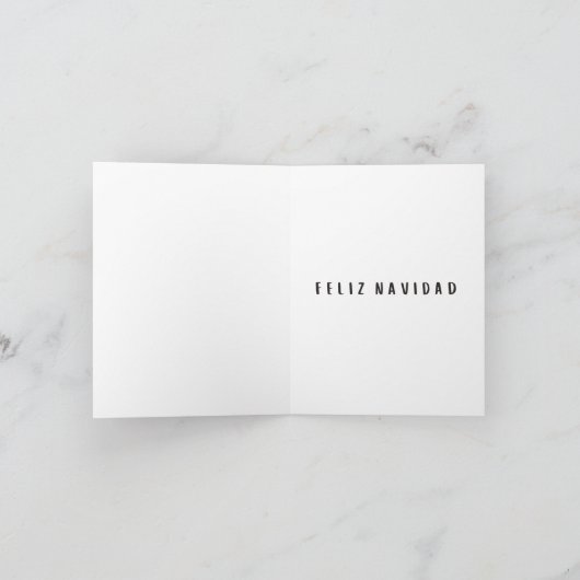 Prettig Kerstfeest Mexicaanse Spaanse Kerstmis Kaart (Binnen)