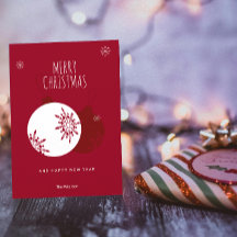 Prettig kerstfeest | Minimalistische Bubbel Groet