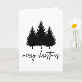 Prettig kerstfeest minimalistische Holiday Season Kaart