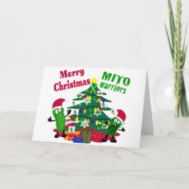 Prettig kerstfeest Mito Warriors Kaart