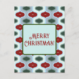 Prettig kerstfeest Mod Retro Briefkaart