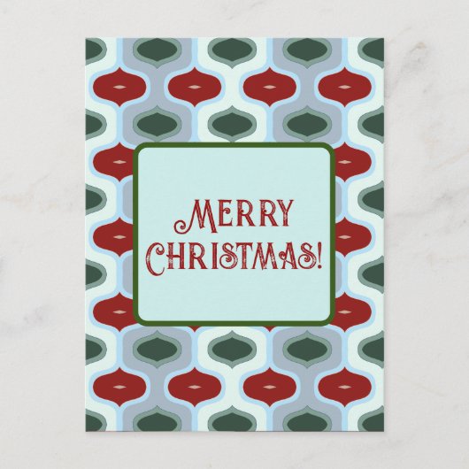 Prettig kerstfeest Mod Retro Briefkaart (Voorkant)