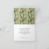 Prettig kerstfeest Modern Familie Foto Feestdagen Kaart (Binnen)