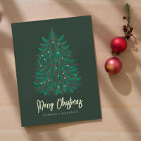 Prettig kerstfeest Moderne Eenvoudige Kerstboom