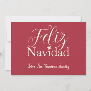 Prettig Kerstfeest Moderne Kerst Familie Vakantie Kaart