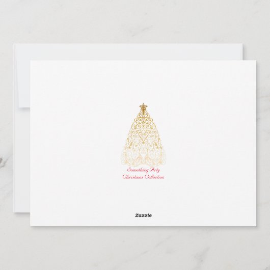 Prettig kerstfeest moderne sterrenhemel feestdagenkaart (Achterkant)