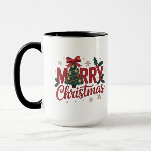 Prettig kerstfeest mok (Links)