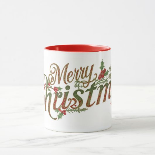 Prettig kerstfeest mok (Midden)