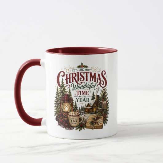 Prettig kerstfeest mok (Links)