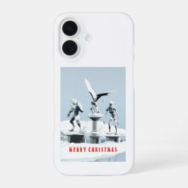 Prettig kerstfeest. Monster ijsculpturen iPhone 16 Hoesje