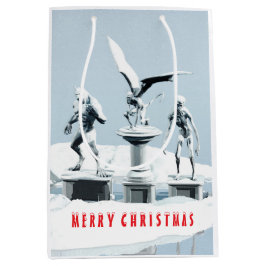 Prettig kerstfeest. Monster ijsculpturen Medium Cadeauzakje