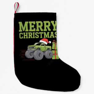 Prettig kerstfeest Monstertruck Peuter Jongens Ker Kleine Kerstsok