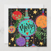 Prettig Kerstfeest Mooie Versieringen Inspiratie Feestdagenkaart (Voorkant)