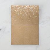 Prettig kerstfeest Nieuwjaarsplezier Rol op Rustie Feestdagen Kaart (Binnen)