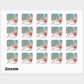 Prettig kerstfeest Noordpool Stickers (Vel)