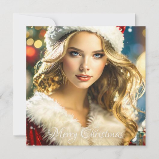 Prettig Kerstfeest - Nostalgische Kerst Feestdagenkaart (Voorkant)