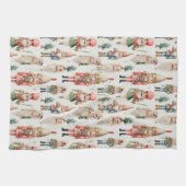 Prettig kerstfeest Notenkraker Vakantie Theedoek (Horizontaal)