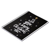 Prettig Kerstfeest Notitieboek (Linkerzijde)