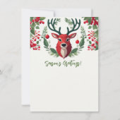 Prettig Kerstfeest Notitiekaartje (Achterkant)