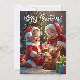 Prettig Kerstfeest Notitiekaartje