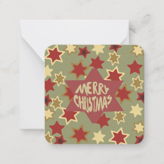 Prettig kerstfeest : notitiekaartje (Voorkant)