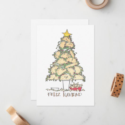 PRETTIG KERSTFEEST NOTITIEKAARTJE (Voorkant / Achterkant in situ)