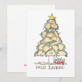 PRETTIG KERSTFEEST NOTITIEKAARTJE (Voorkant / Achterkant)