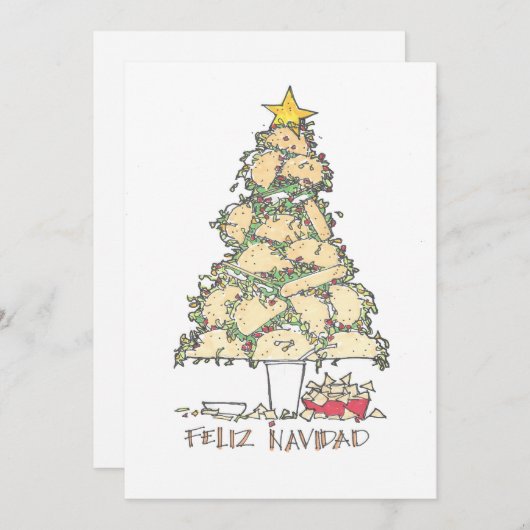 PRETTIG KERSTFEEST NOTITIEKAARTJE (Voorkant / Achterkant)