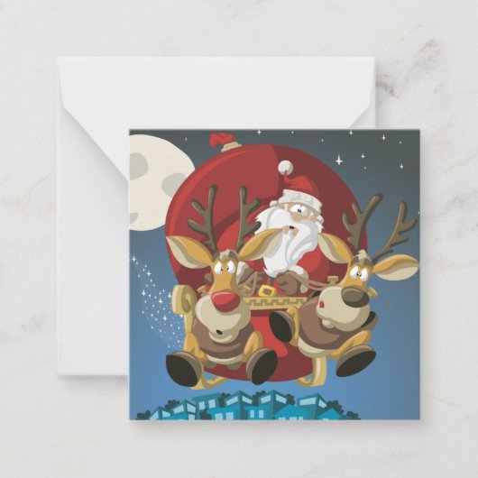 Prettig kerstfeest notitiekaartje (Voorkant)